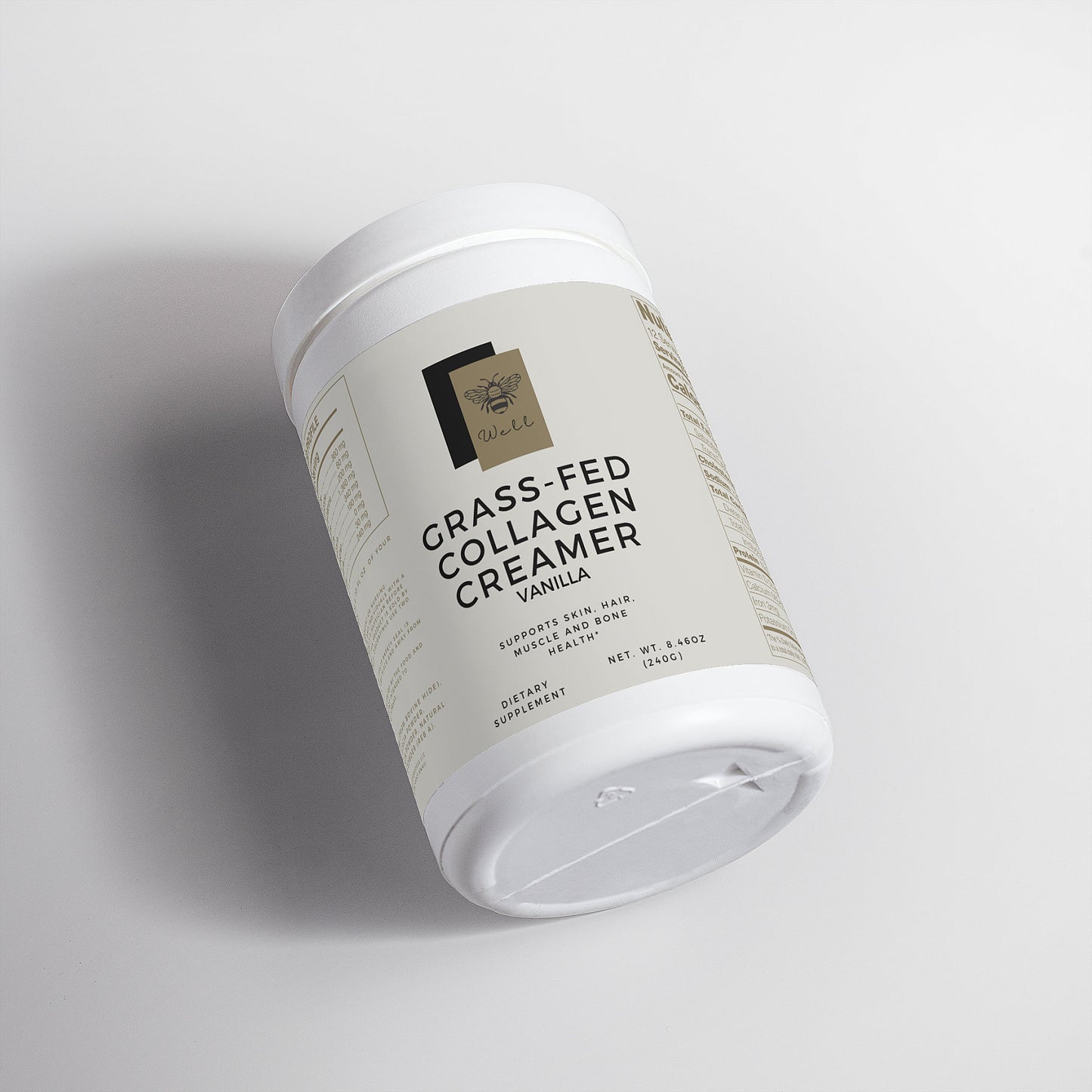 Grass-Fed Collagen Creamer (Vanilla)