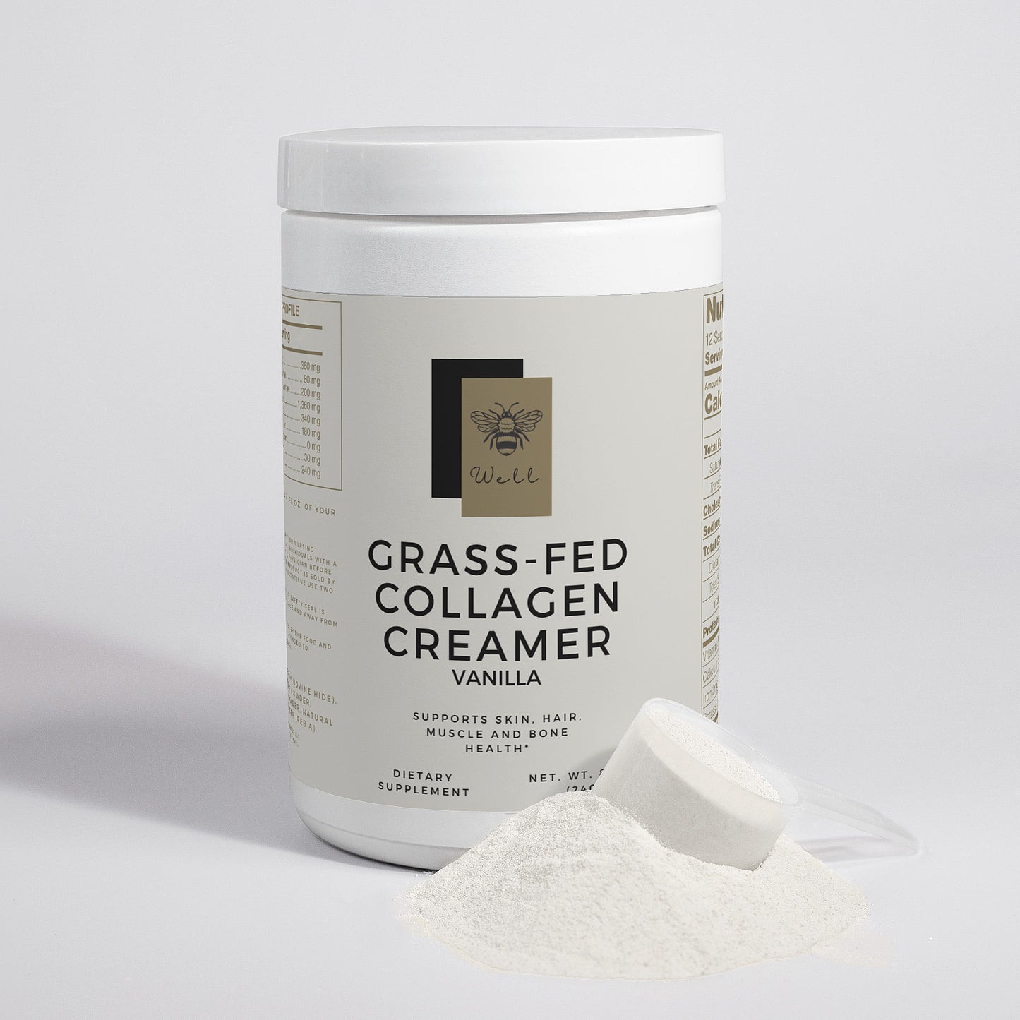 Grass-Fed Collagen Creamer (Vanilla)