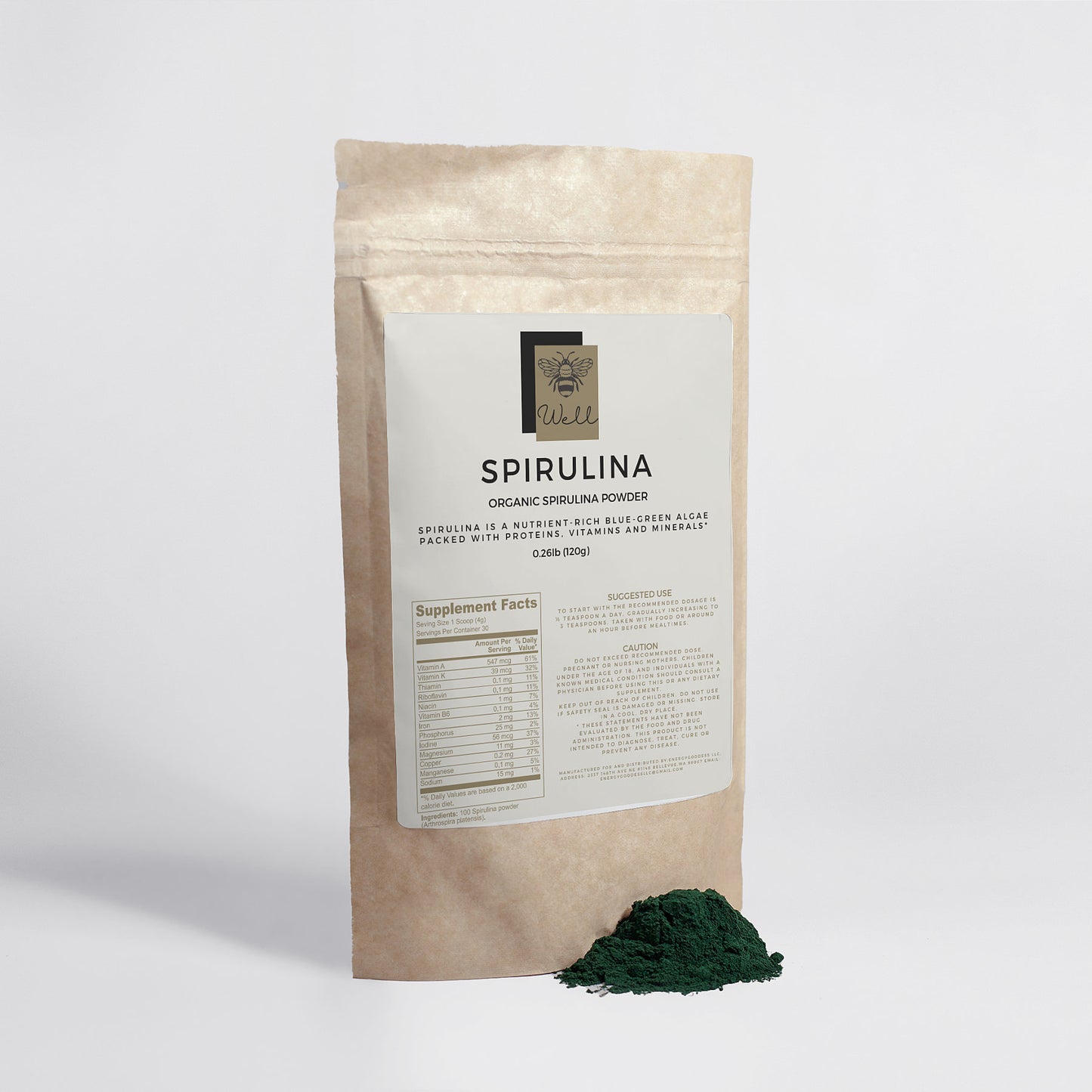 Organic Spirulina Powder