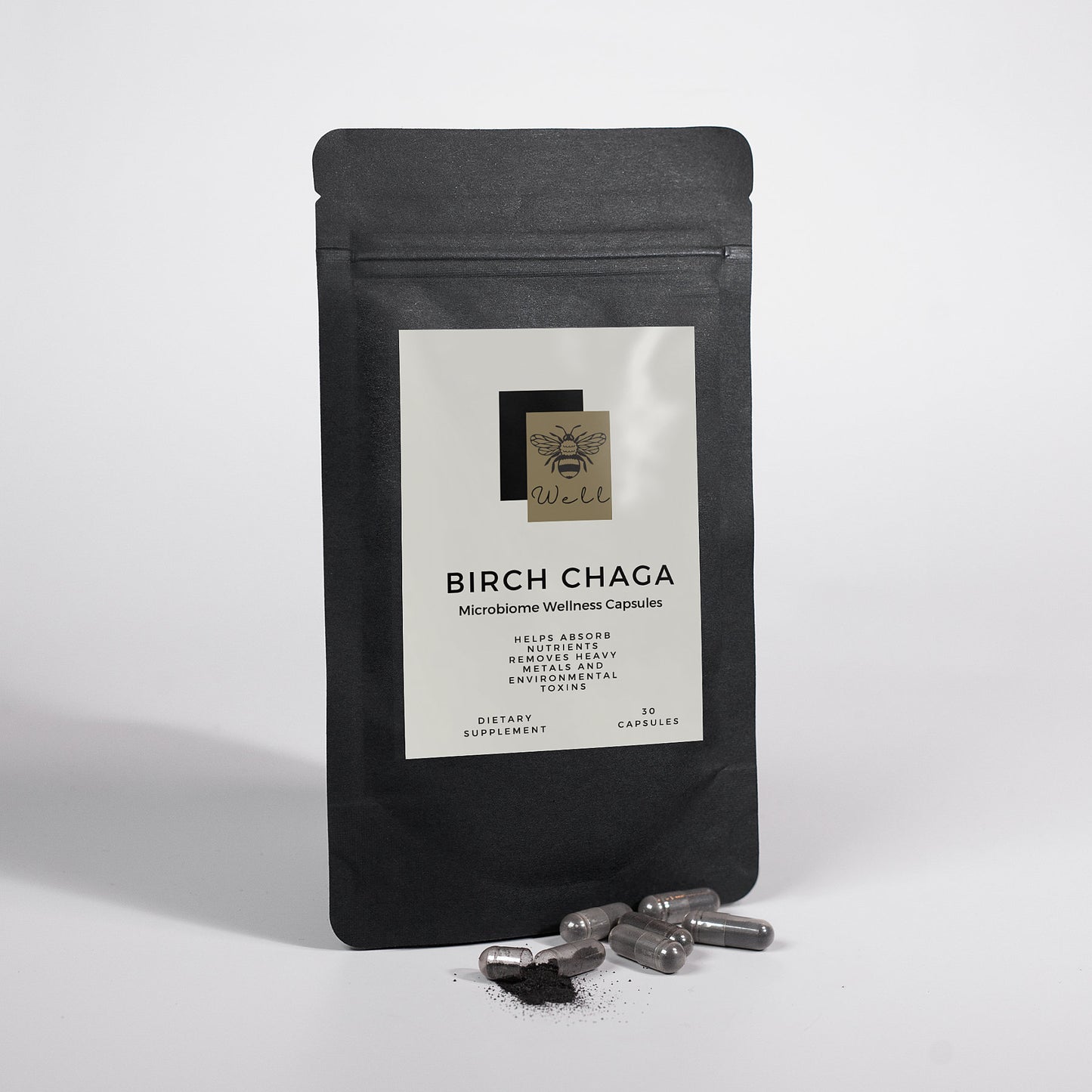 Birch Chaga Microbiome Wellness Capsules